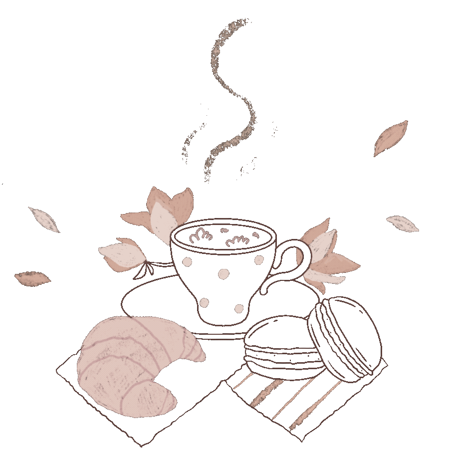 Mouette Coffeeshop second screen illustration