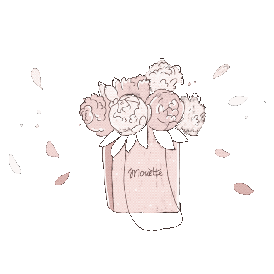 Mouette Flowers second screen illustration