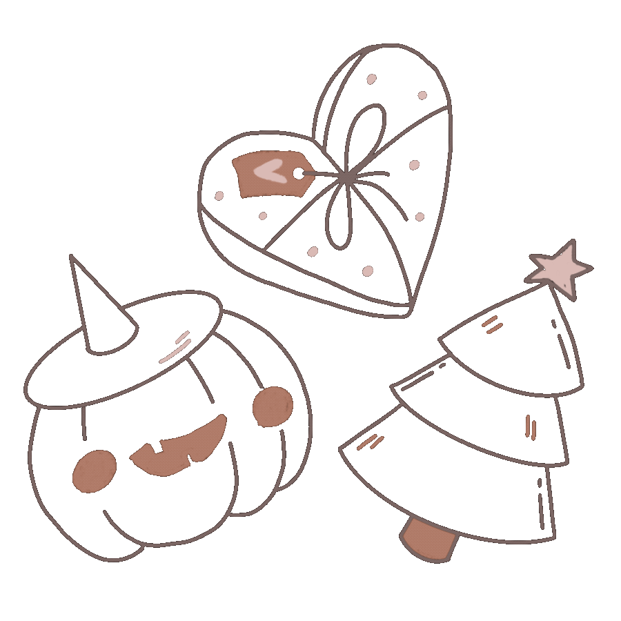 Mouette seasonal-holidays second screen illustration